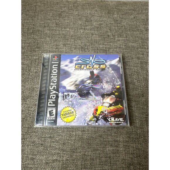 Sno-Cross Championship Racing PlayStation 1 Game Featuring Yamaha Snowmobiles - Picture 1 of 4